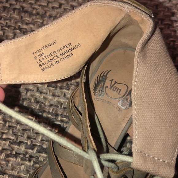 Von Dutch Tightenup heeled sandal Sz 6.5 - Picture 5 of 9